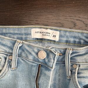 Just Black Light Wash Denim Jeans